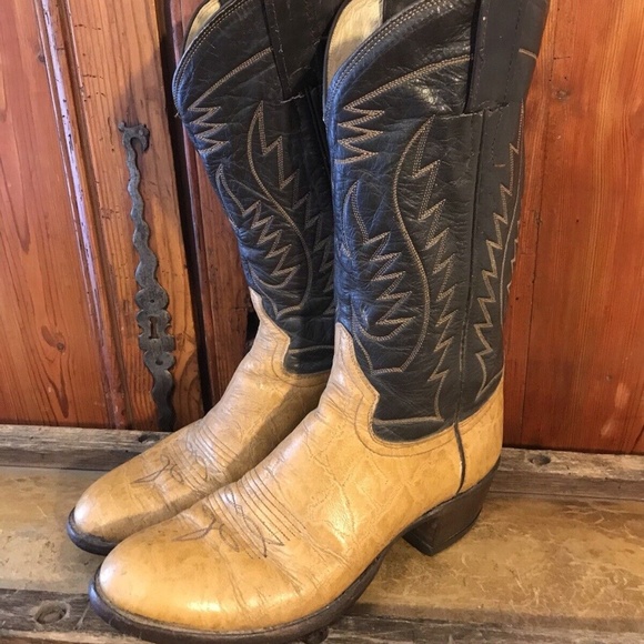 Vintage ADAMS Cowboys Western Boots Billy Martins Mens Size 8.5 D MSRP $575 - Picture 1 of 7